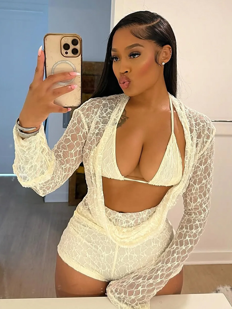 Weird Puss Sexy See Through 3  – обзор и цена Lace Bralette Set