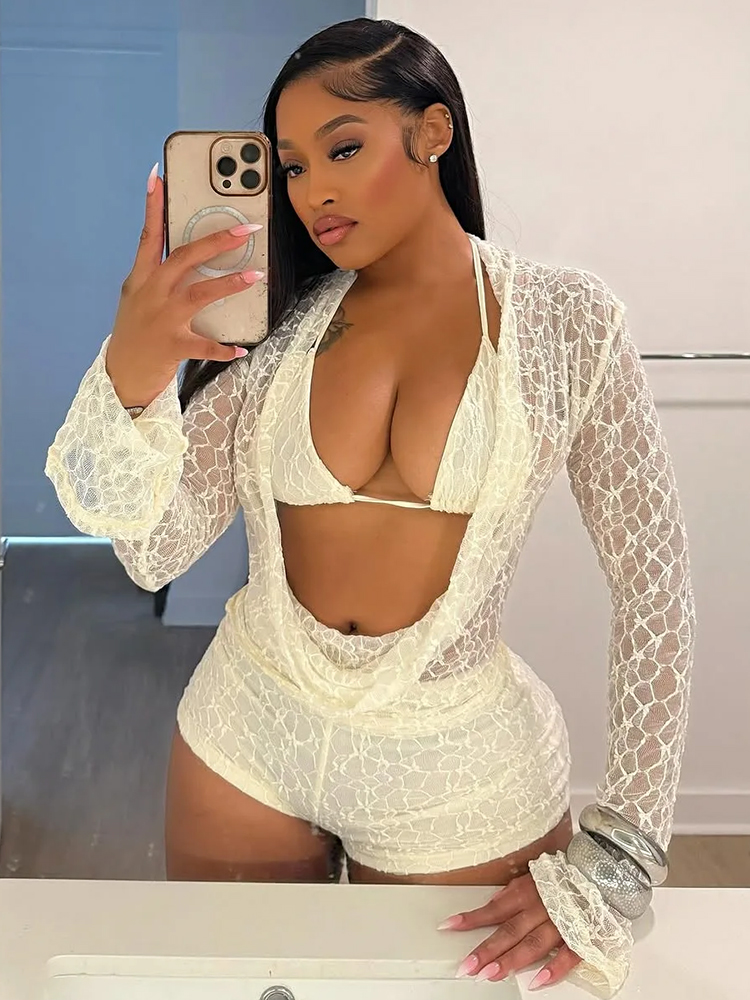 Weird Puss Sexy See Through 3  – обзор и цена Lace Bralette Set