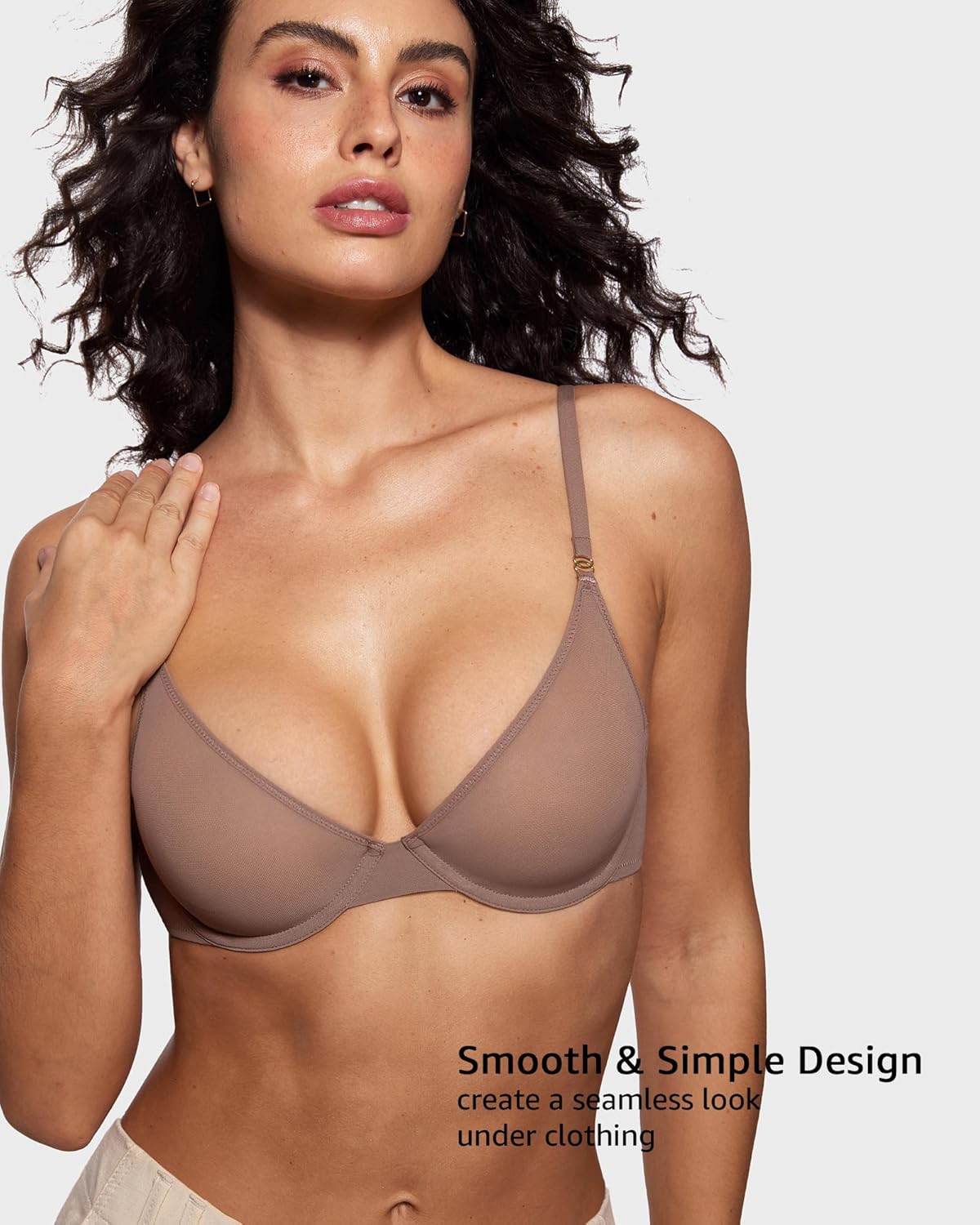 Women's Cosnufy Sheer Balconet – обзор и цена Demi Bra Balconette