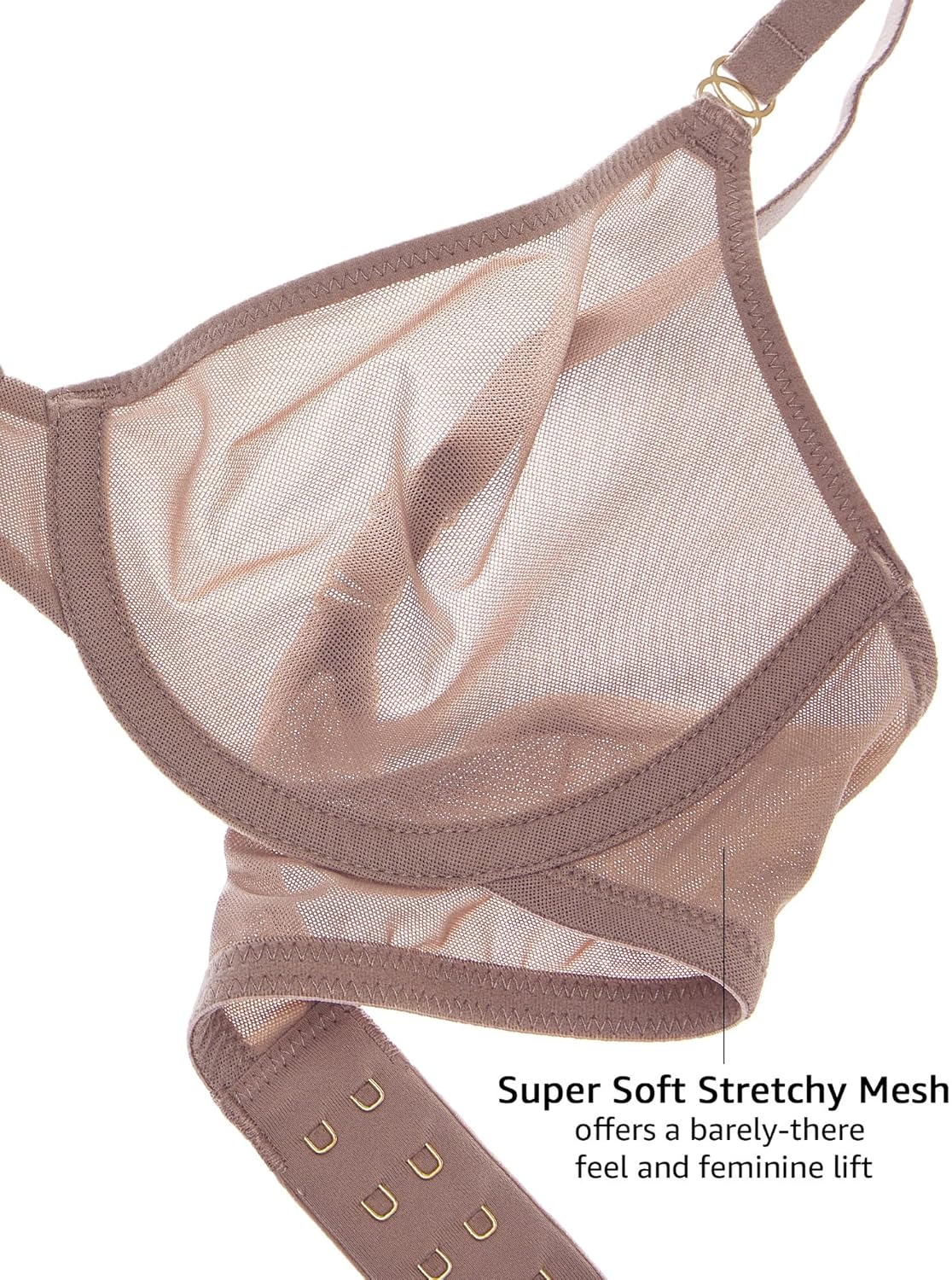 Women's Cosnufy Sheer Balconet – обзор и цена Demi Bra Balconette