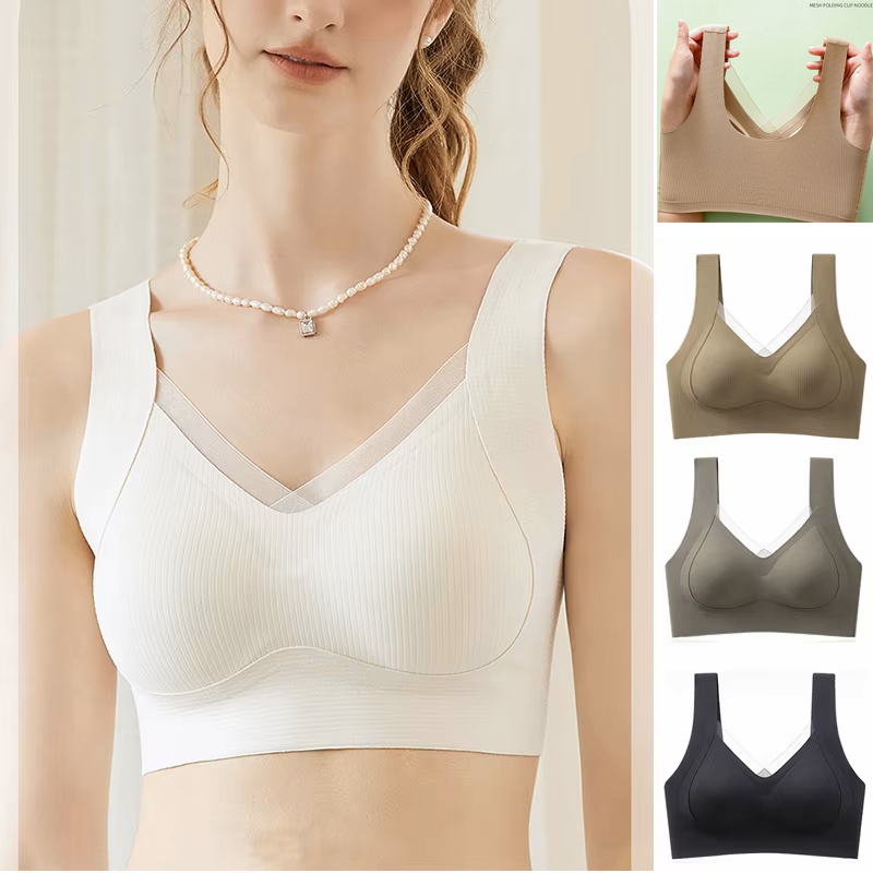 1pcs Women's Bra Breathable Ga – обзор и цена Wirefree Bra Comfort