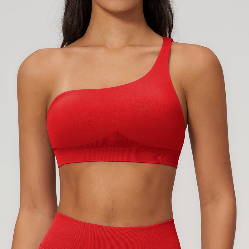 Spring Single-Shoulder Sporty  – обзор и цена Sports Bra Racerback
