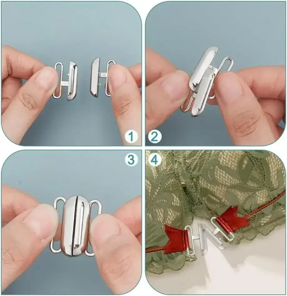 12 Sets 3 Colors Front Closing – обзор и цена Nursing Bra Clip