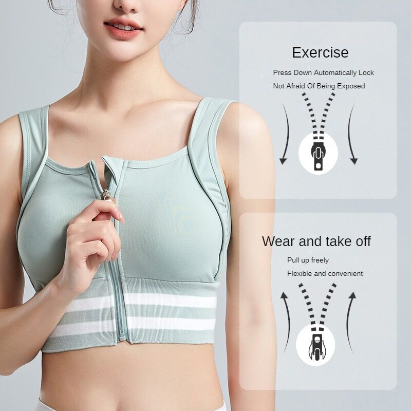 Sports Bras Zip Front For Wome – обзор и цена Full Coverage Bra
