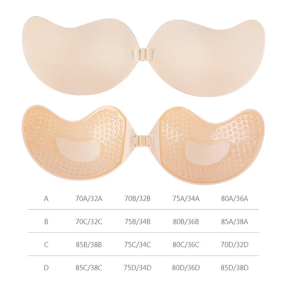 Invisible Strapless Adhesive S – обзор и цена Push Up Bra Silicone