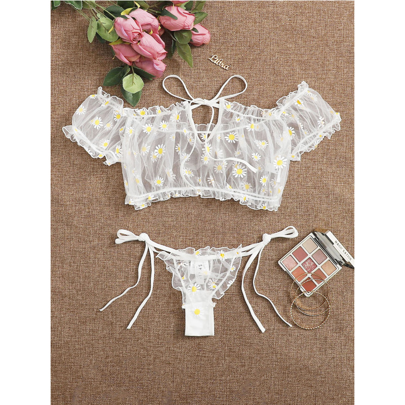 Sexy Lace Transparent Lingerie – обзор и цена Lace Bralette Set