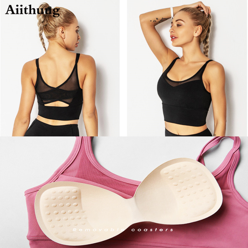 Aiithuug Yoga Bras Fitness Shi – обзор и цена Sports Bra Racerback