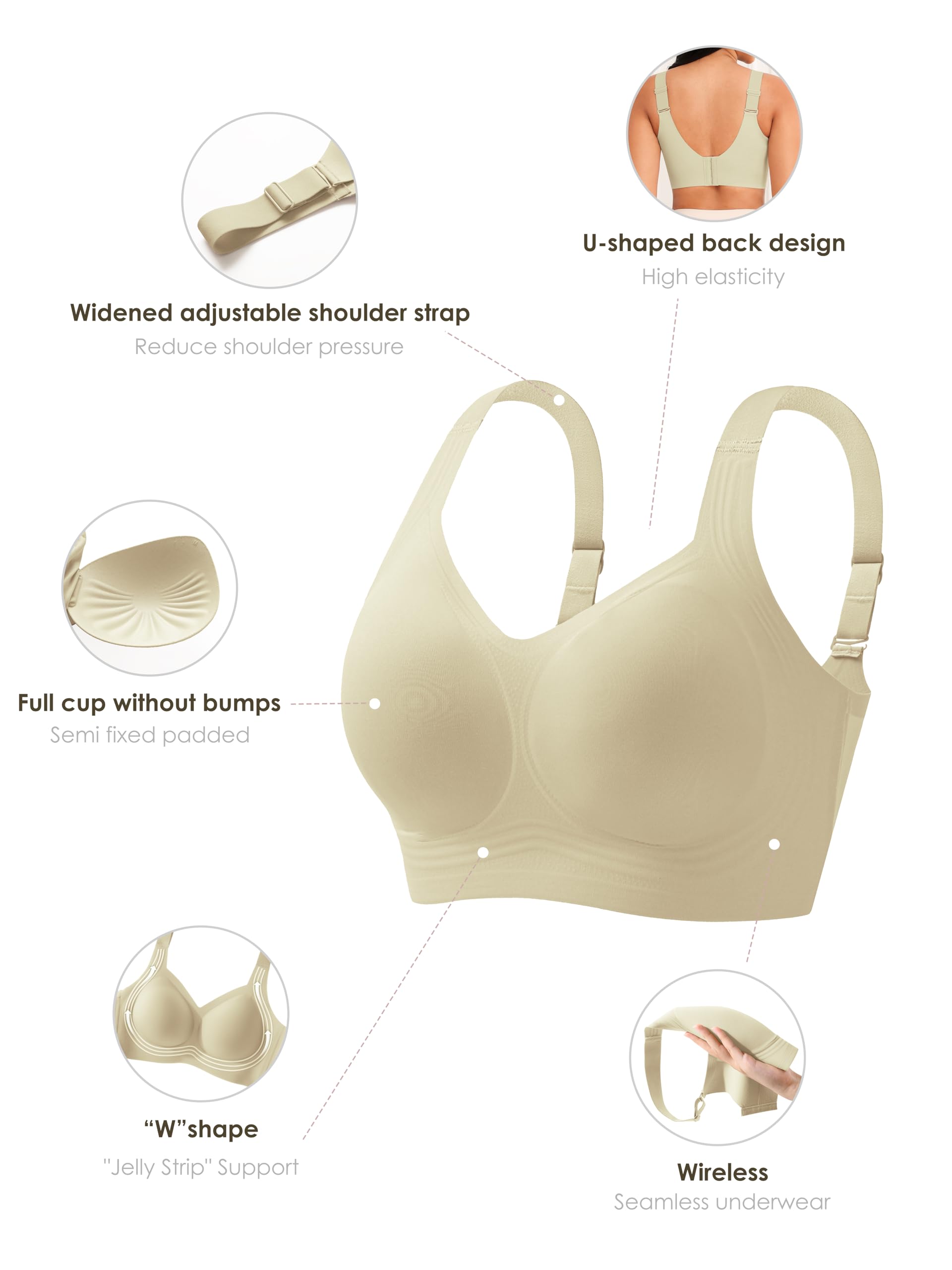 Women Wirefree Bras for Women  – обзор и цена Wirefree Bra Comfort
