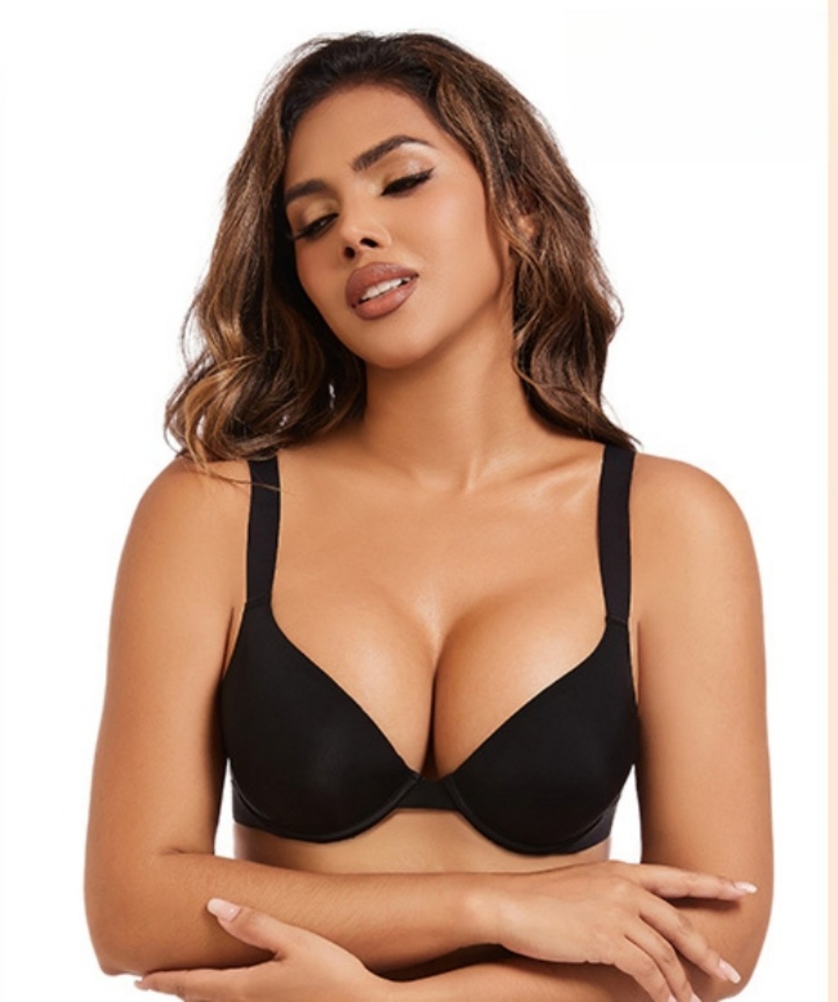 2025 Women's Plus Size Push Up – обзор и цена Demi Bra Balconette