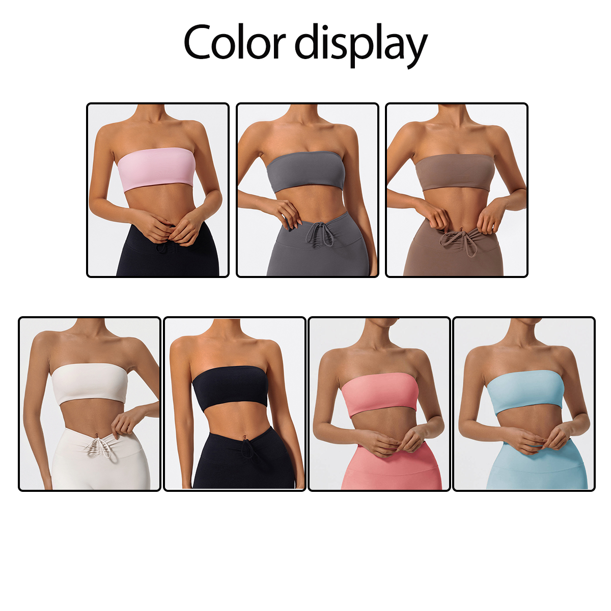 Strapless Sports Bra Gym Crop  – обзор и цена Sports Bra Racerback