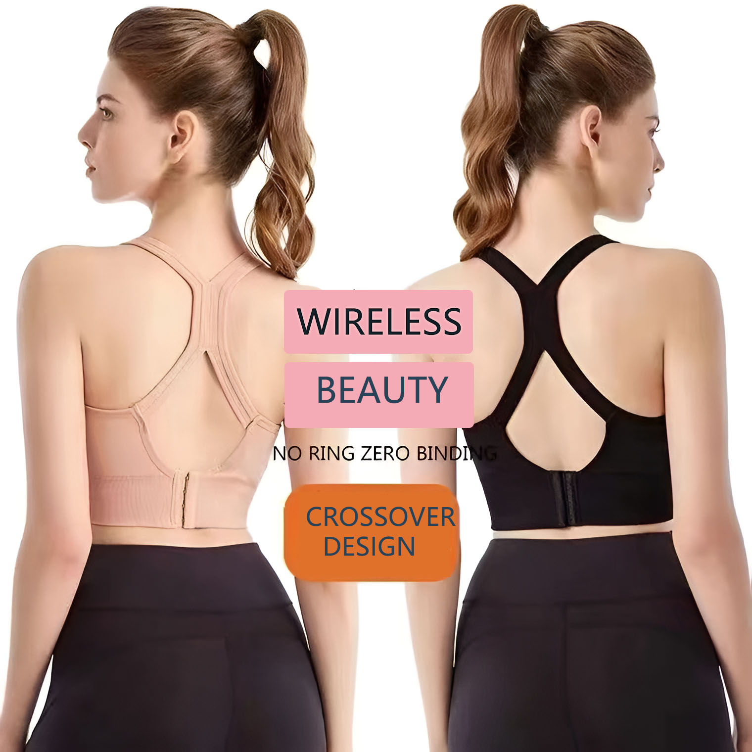 Women's Cross Back Sports Bra  – обзор и цена Full Coverage Bra