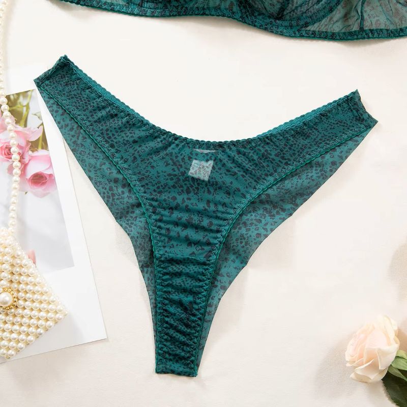 2pcs/Set Woman Lingerie Gather – обзор и цена Sheer Mesh Bra