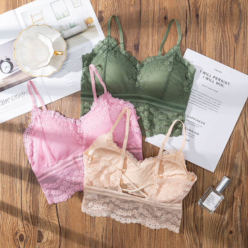 3D Sexy lace Lingerie Seamless – обзор и цена Lace Bralette Set