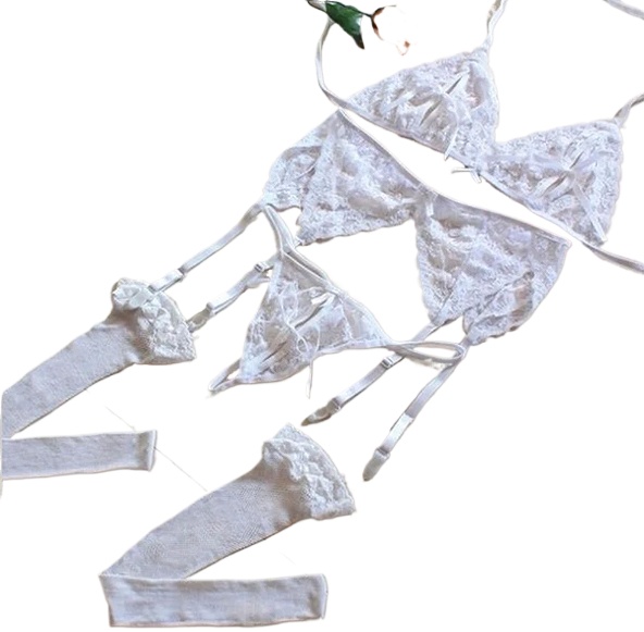 Lace Women Lingerie Set 4 Pcs  – обзор и цена Lace Bralette Set