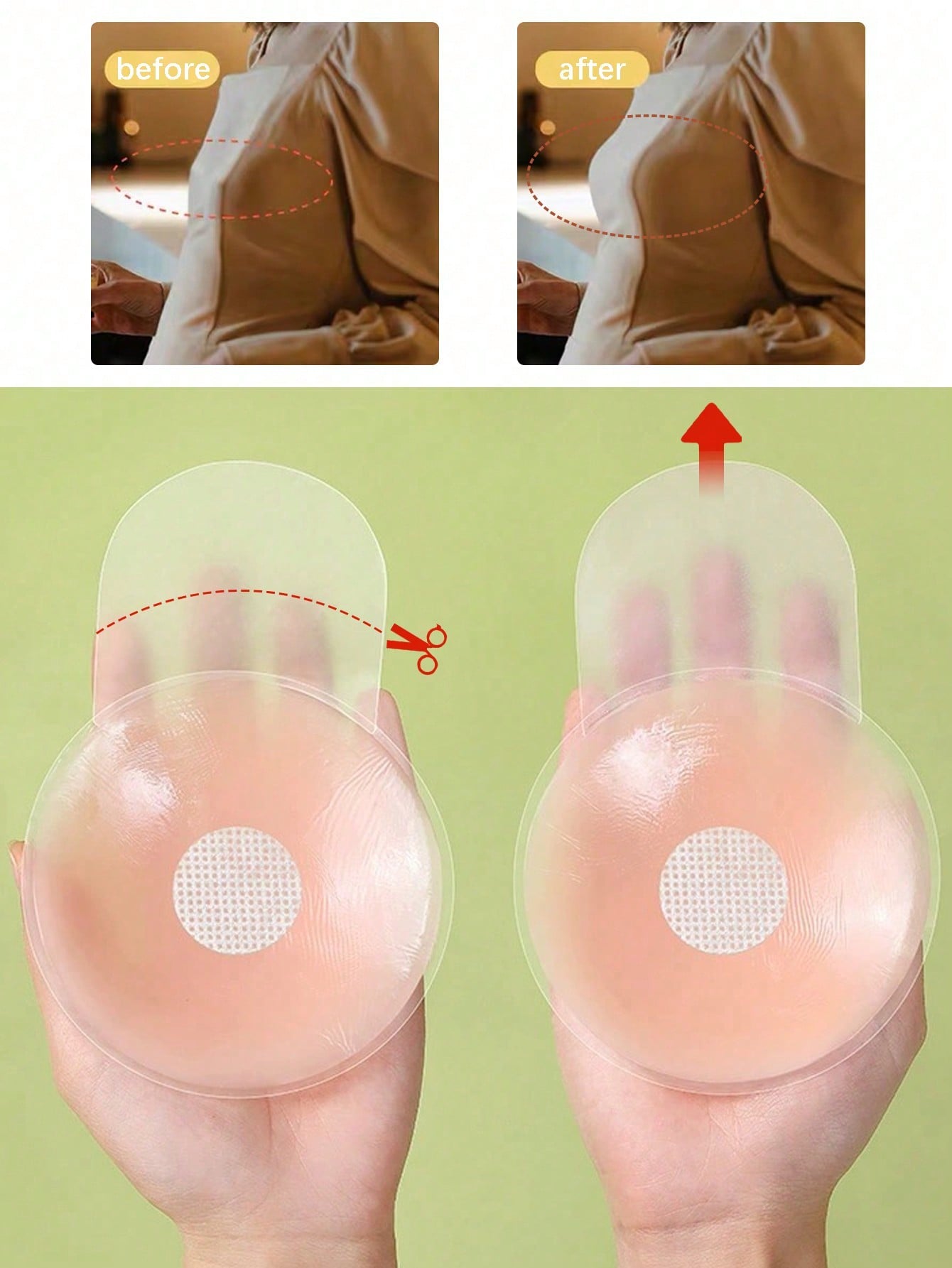 6.5cm Invisible Silicone Breas – обзор и цена Push Up Bra Silicone