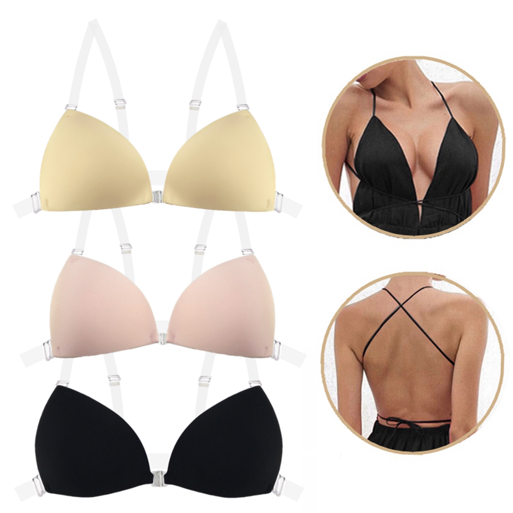 Sticky Bra for Women Backless  – обзор и цена Plunge Bra Push Up