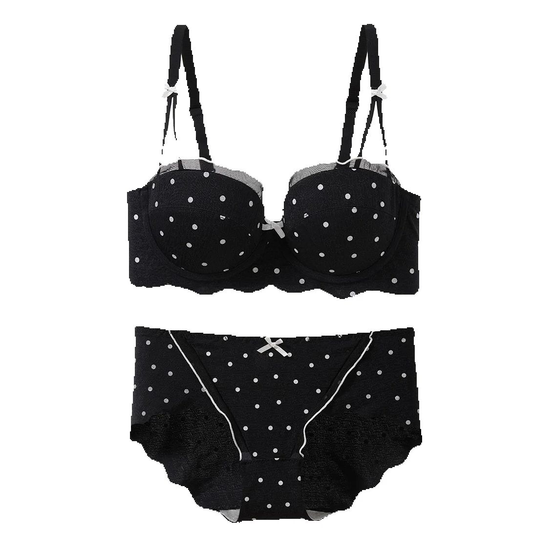 Lace Polka Dot Bra Two-Piece S – обзор и цена Cotton Bra Everyday
